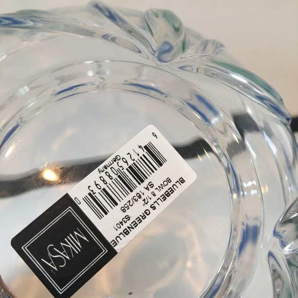 Mikasa Crystal Bluebells Glass Bowl - Picture 14 of 15